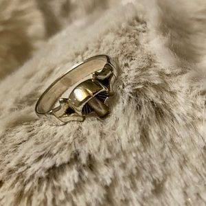 Sterling Silver 925 Mushroom Ring Size 6.5
